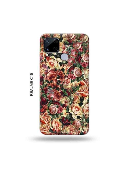 flowers back cover compatible with realme c15 - 19065669 - Very Small Image - 1
