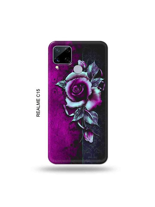 flowers back cover compatible with realme c15 - 19065672 - Very Small Image - 1