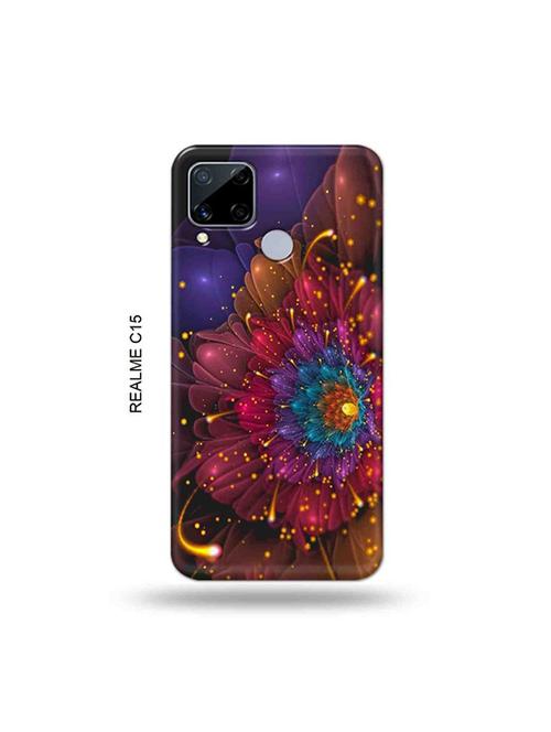 flowers back cover compatible with realme c15 - 19065673 - Very Small Image - 1