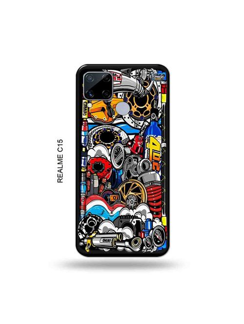 funky back cover compatible with realme c15 - 19065686 - Very Small Image - 1