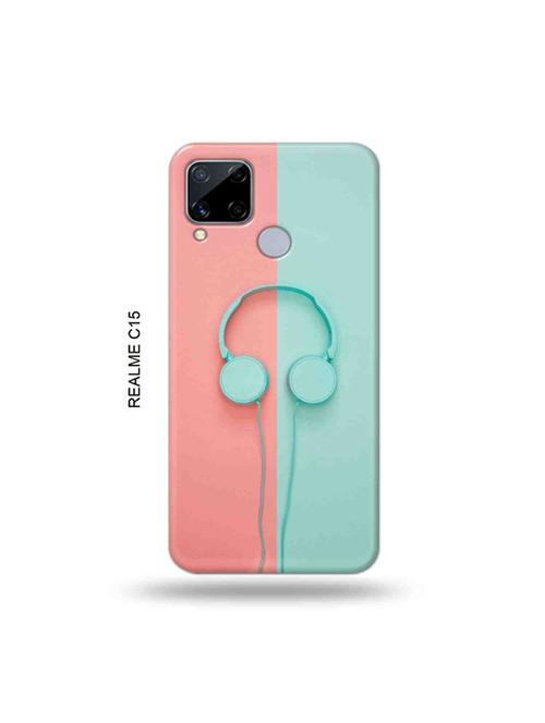 hipster headset back cover compatible with realme c15 - 19065699 - Very Small Image - 1