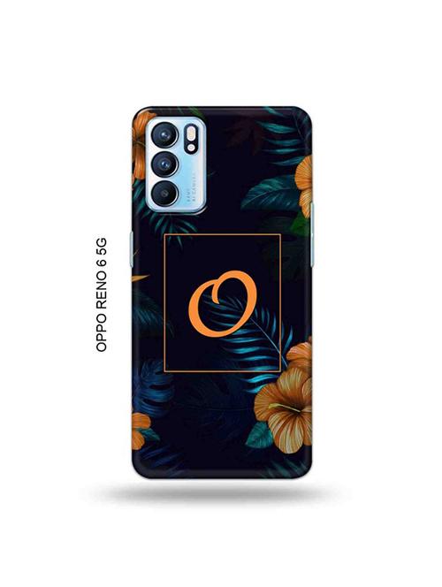 floral o back cover compatible with oppo reno 6 5g - 19065817 - Very Small Image - 1