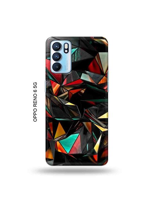 hex glasses back cover compatible with oppo reno 6 5g - 19065892 - Very Small Image - 1