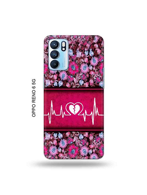 heart ecg back cover compatible with oppo reno 6 5g - 19066016 - Very Small Image - 1