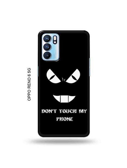 don't touch my phone back cover compatible with oppo reno 6 5g - 19066075 - Very Small Image - 1