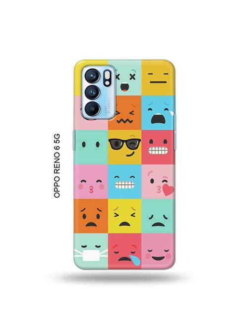 emojies back cover compatible with oppo reno 6 5g - 19066129 - Very Small Image - 1