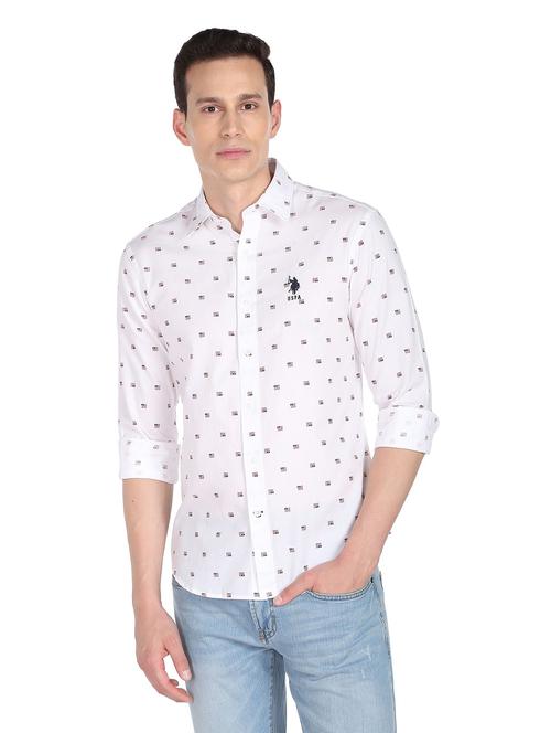 mens graphic casual shirt - 19066150 - Very Small Image - 1