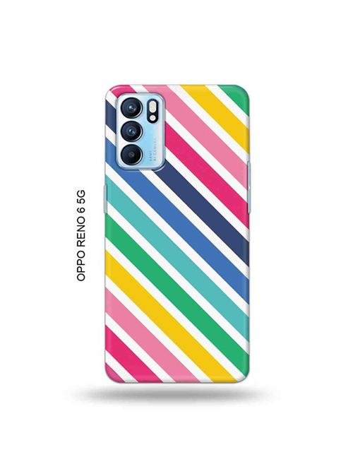 diagonal strips back cover compatible with oppo reno 6 5g - 19066151 - Very Small Image - 1