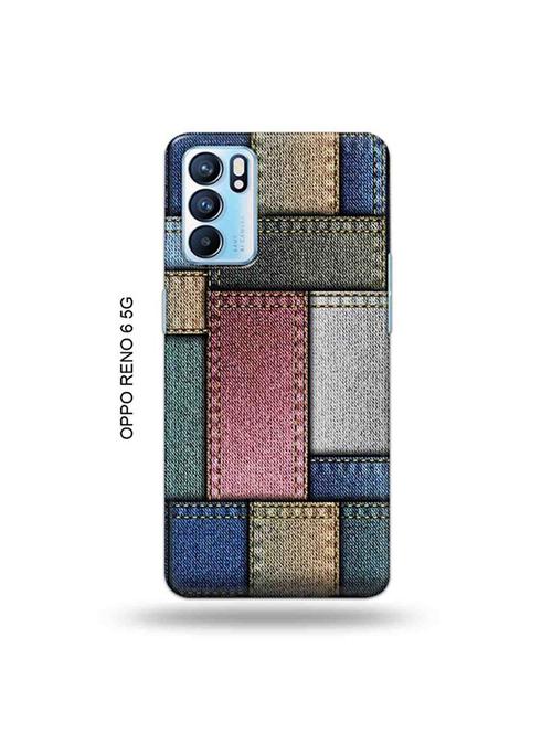 denim back cover compatible with oppo reno 6 5g - 19066198 - Very Small Image - 1