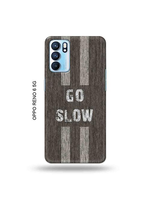 go slow back cover compatible with oppo reno 6 5g - 19066206 - Very Small Image - 1