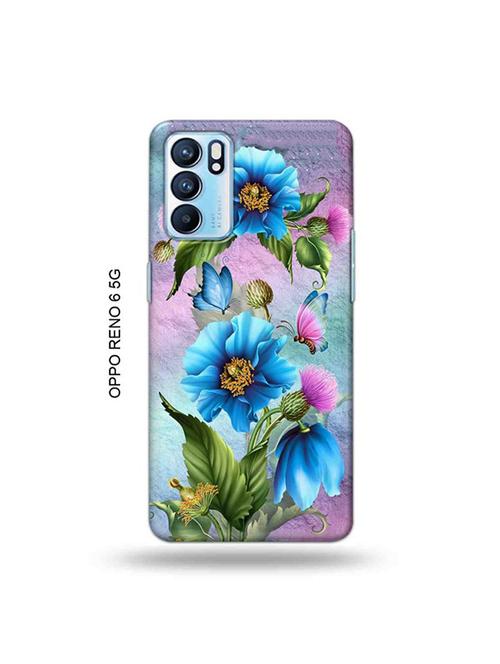 floral back cover compatible with oppo reno 6 5g - 19066243 - Very Small Image - 1