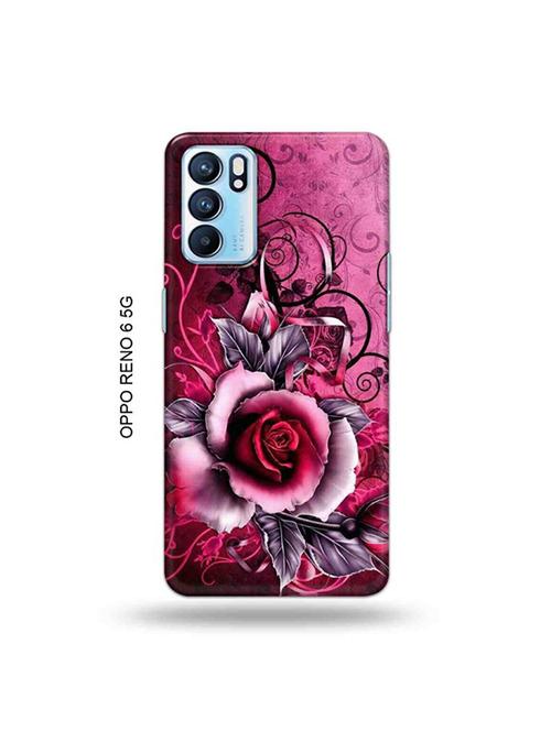 flowers back cover compatible with oppo reno 6 5g - 19066256 - Very Small Image - 1