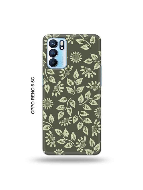flowers back cover compatible with oppo reno 6 5g - 19066262 - Very Small Image - 1