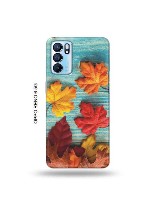 flowers back cover compatible with oppo reno 6 5g - 19066263 - Very Small Image - 1