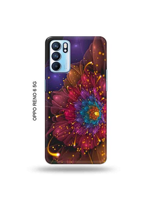 flowers back cover compatible with oppo reno 6 5g - 19066285 - Very Small Image - 1