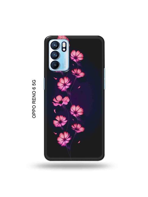 flowers back cover compatible with oppo reno 6 5g - 19066289 - Very Small Image - 1