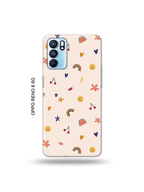 rainbow fruit back cover compatible with oppo reno 6 5g - 19066308 - Very Small Image - 1