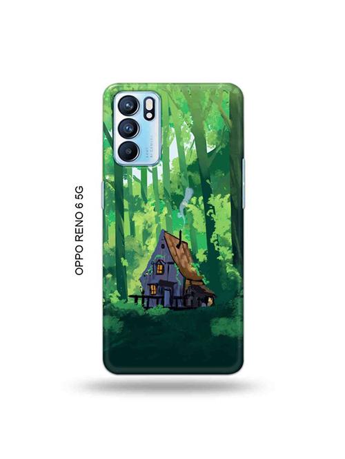 forest house back cover compatible with oppo reno 6 5g - 19066332 - Very Small Image - 1