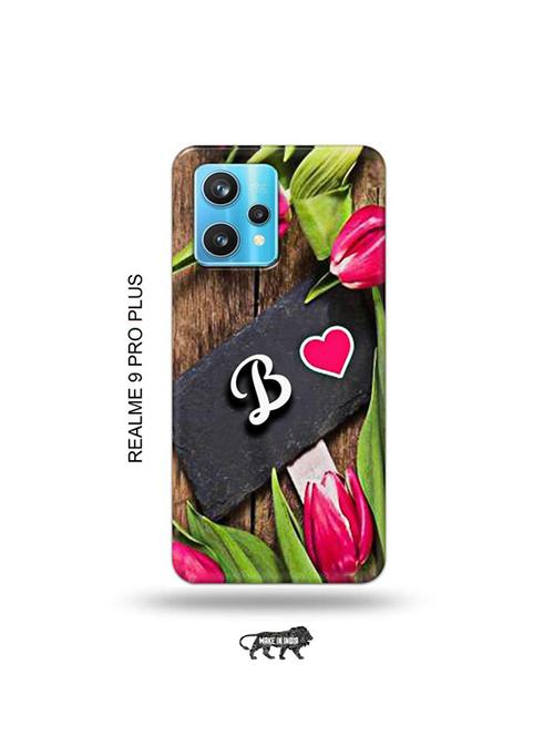 flower letter b back cover compatible with realme 9 pro plus, narzo 50 pro 5g, realme 9 - 19066350 - Very Small Image - 1
