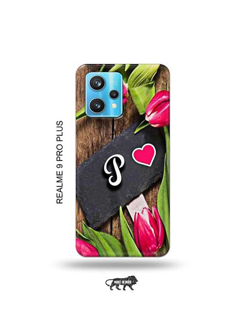 flower letter o back cover compatible with realme 9 pro plus, narzo 50 pro 5g, realme 9 - 19066364 - Very Small Image - 1