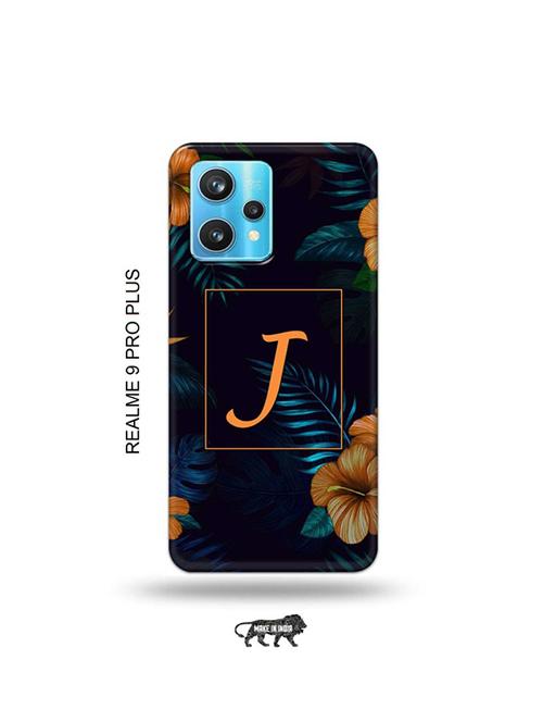 floral j back cover compatible with realme 9 pro plus, narzo 50 pro 5g, realme 9 - 19066386 - Very Small Image - 1
