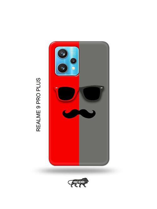 hipster red back cover compatible with realme 9 pro plus, narzo 50 pro 5g, realme 9 - 19066595 - Very Small Image - 1