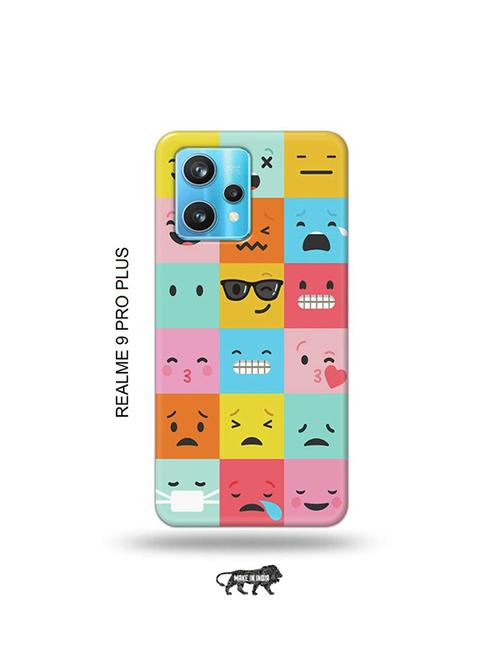 emojies back cover compatible with realme 9 pro plus, narzo 50 pro 5g, realme 9 - 19066639 - Very Small Image - 1