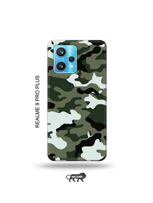 camouflage green back cover compatible with realme 9 pro plus, narzo 50 pro 5g, realme 9 - 19066669 - Very Small Image - 1