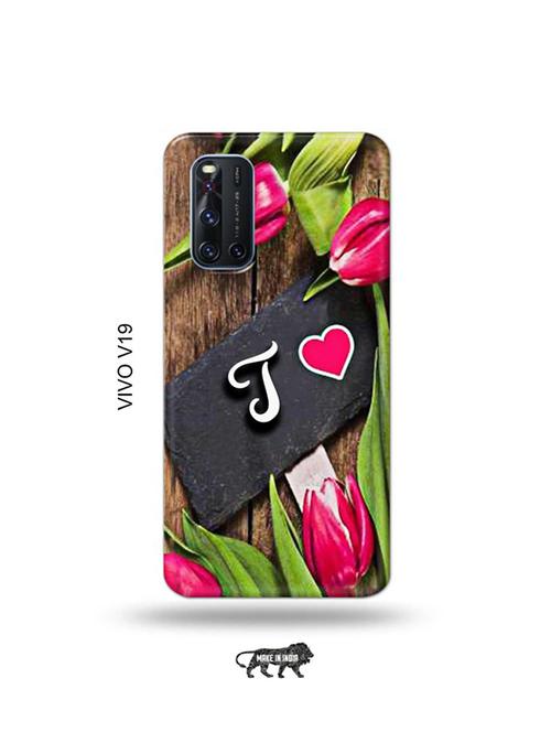 flower letter t back cover compatible with vivo v19 - 19066835 - Very Small Image - 1