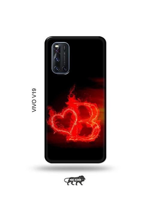 fire heart letter b back cover compatible with vivo v19 - 19066845 - Very Small Image - 1