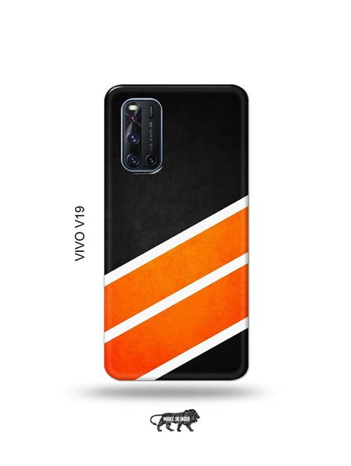 orange strips back cover compatible with vivo v19 - 19066936 - Very Small Image - 1