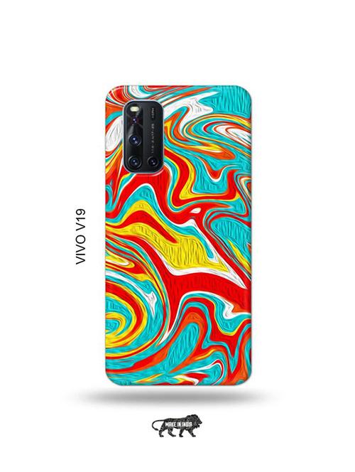 messy red yellow back cover compatible with vivo v19 - 19066967 - Very Small Image - 1