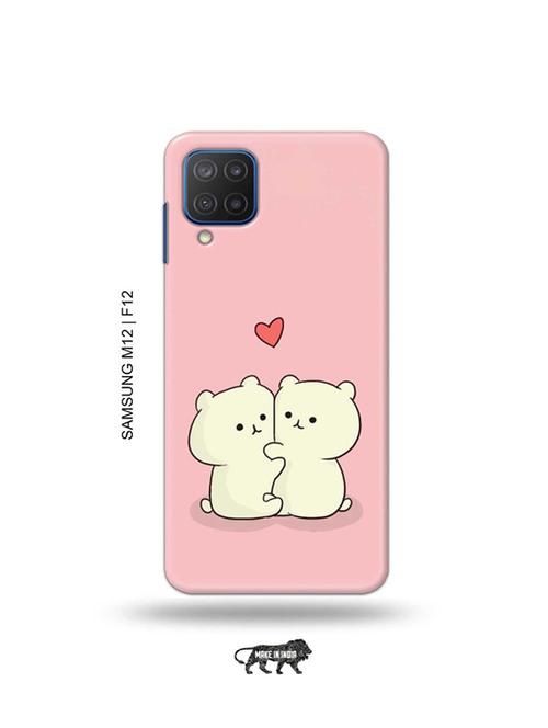 girly back cover compatible with samsung m12, samsung f12 - 19068036 - Very Small Image - 1