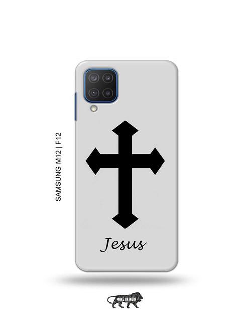 jesus cross back cover compatible with samsung m12, samsung f12 - 19068129 - Very Small Image - 1