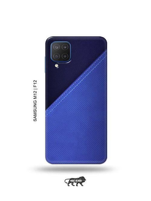leather back cover compatible with samsung m12, samsung f12 - 19068256 - Very Small Image - 1