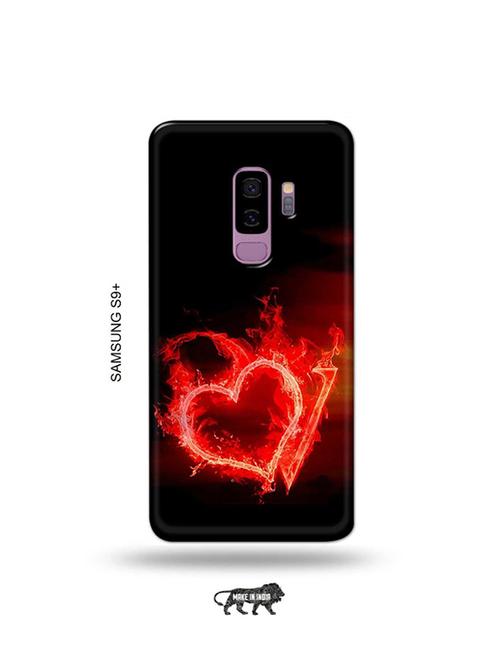 fire heart letter v back cover compatible with samsung s9 plus - 19068440 - Very Small Image - 1