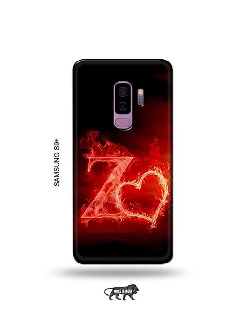 fire heart letter z back cover compatible with samsung s9 plus - 19068444 - Very Small Image - 1