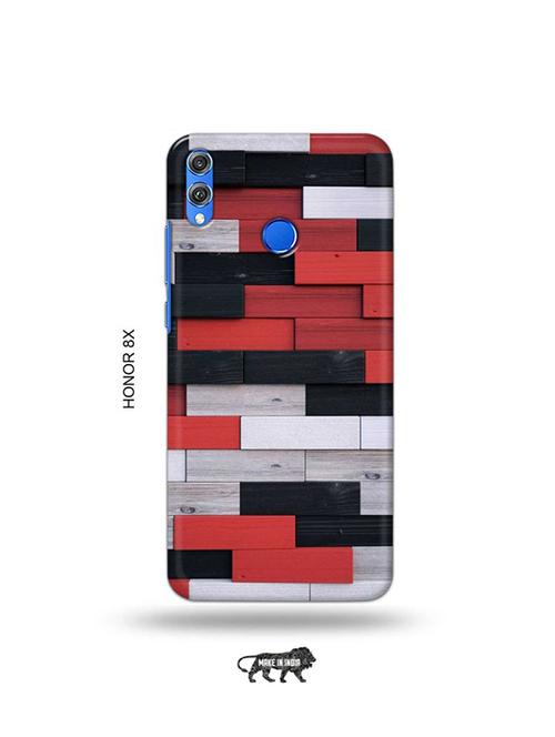 colour wooden bricks back cover compatible with honor 8x - 19069616 - Very Small Image - 1