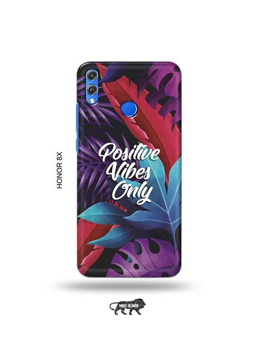positive vibes only back cover compatible with honor 8x - 19069690 - Very Small Image - 1