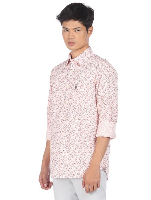 red cotton casual shirt - 19069693 - Very Small Image - 1