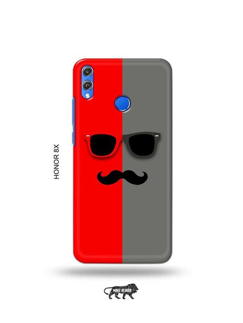 hipster red back cover compatible with honor 8x - 19069772 - Very Small Image - 1