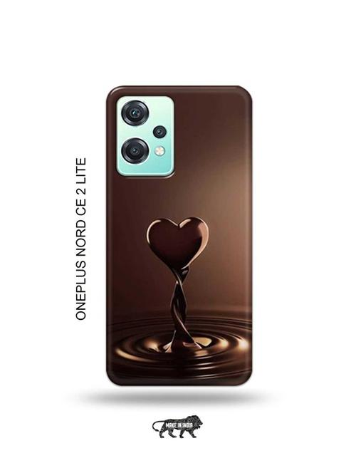 chocolate heart back cover compatible with oneplus nord ce2 lite - 19070750 - Very Small Image - 1