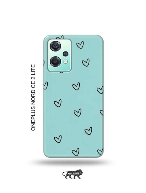 hearts back cover compatible with oneplus nord ce2 lite - 19070752 - Very Small Image - 1