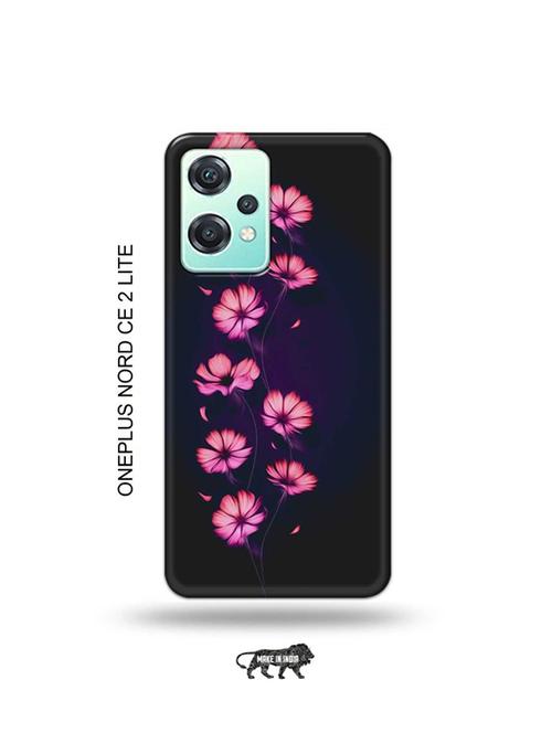 flowers back cover compatible with oneplus nord ce2 lite - 19070836 - Very Small Image - 1