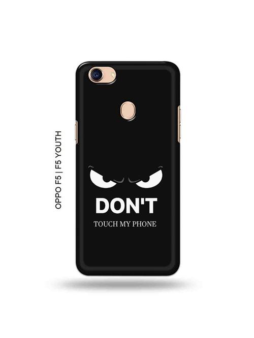 don't touch my phone back cover compatible with oppo f5, oppo f5 youth - 19072194 - Very Small Image - 1