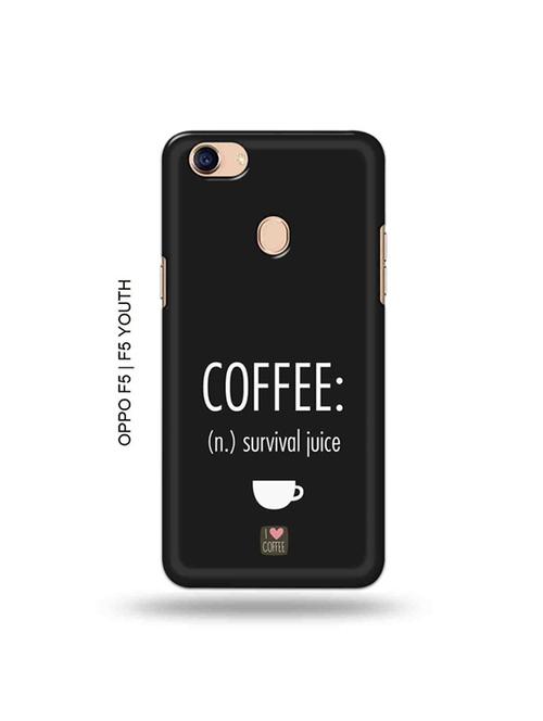 coffee survival juice back cover compatible with oppo f5, oppo f5 youth - 19072314 - Very Small Image - 1