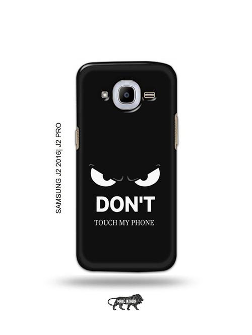 don't touch my phone back cover compatible with samsung j2 (2016), j2 pro - 19072933 - Very Small Image - 1