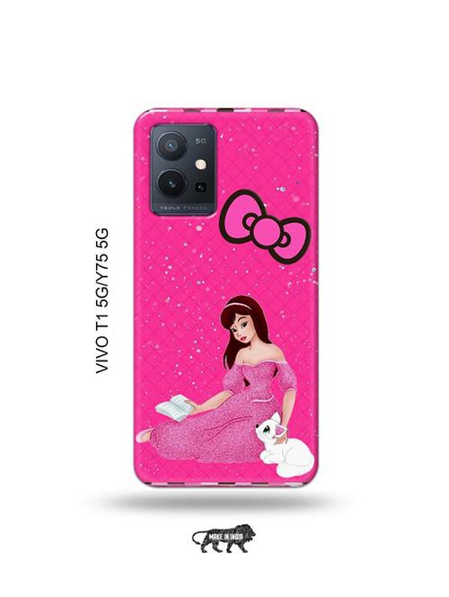 cute girl back cover compatible with vivo t1, vivo y75 - 19073351 - Very Small Image - 1