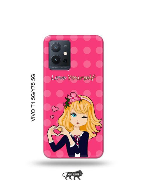 love yourself back cover compatible with vivo t1, vivo y75 - 19073376 - Very Small Image - 1