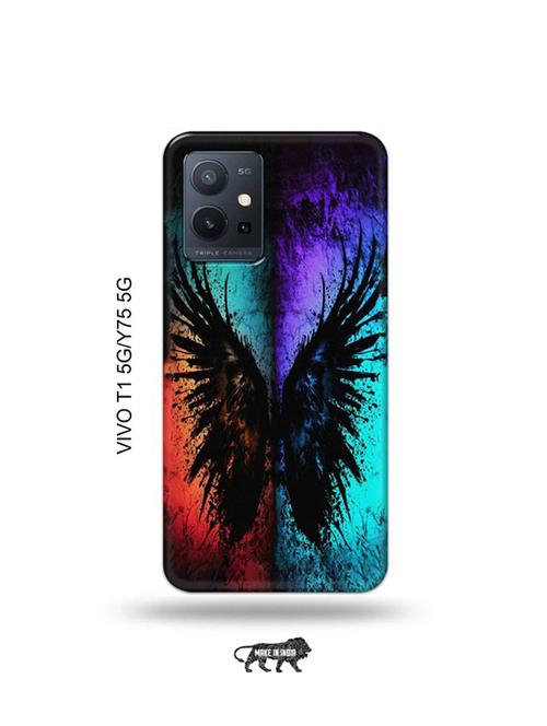 coulrful butterfly back cover compatible with vivo t1, vivo y75 - 19073380 - Very Small Image - 1